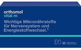 Биологически активная добавка ОРТОМОЛ/ORTHOMOL® Vital M для энергии (таблетки+капсулы) для мужчин № 30