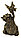 Колокольчик коллекционный BronzaMania «Кот с бабочкой в лапе», фото 3