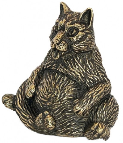 Колокольчик коллекционный BronzaMania «Кот с большими бубенцами» - фото 2 - id-p203780845