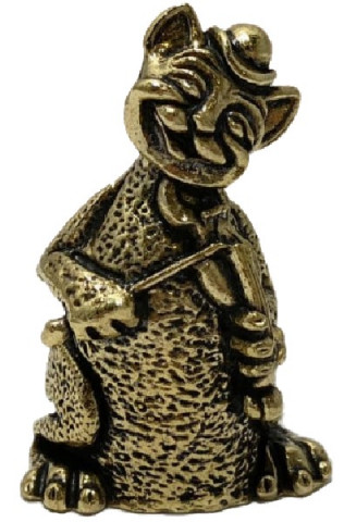 Колокольчик коллекционный BronzaMania «Кот со скрипкой» - фото 2 - id-p203780848