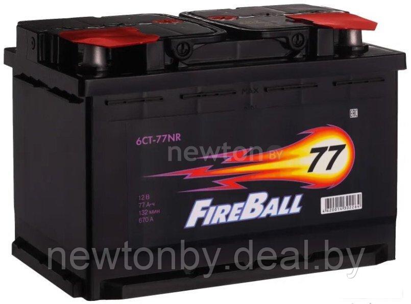 Автомобильный аккумулятор FireBall 6СТ-77 N (77 А·ч) - фото 1 - id-p224155335