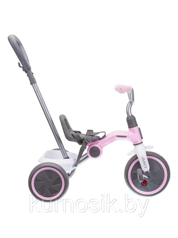 Детский велосипед трехколесный складной с ручкой Qplay ANT Plus Розовый - фото 5 - id-p224155432