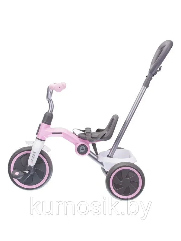 Детский велосипед трехколесный складной с ручкой Qplay ANT Plus Розовый - фото 9 - id-p224155432