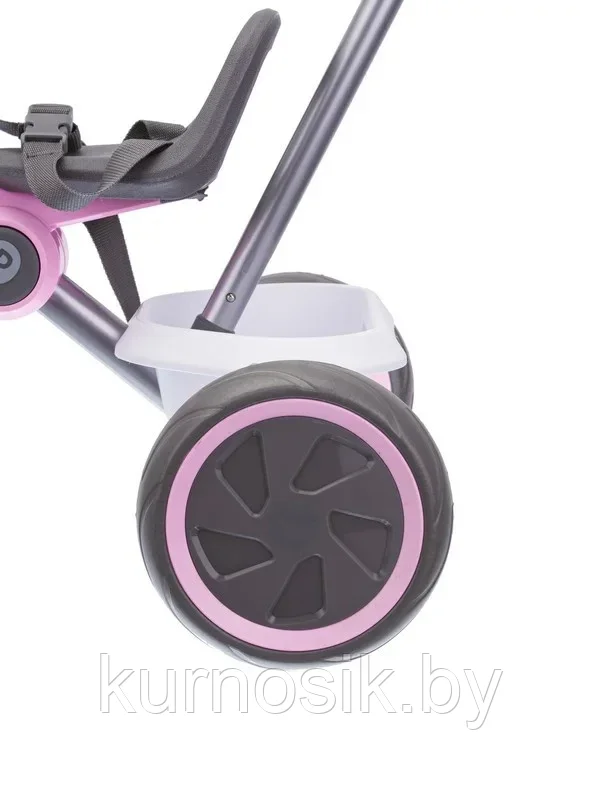 Детский велосипед трехколесный складной с ручкой Qplay ANT Plus Розовый - фото 7 - id-p224155432