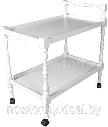 Приставной столик Мебелик Бридж (белый) - фото 1 - id-p224155448