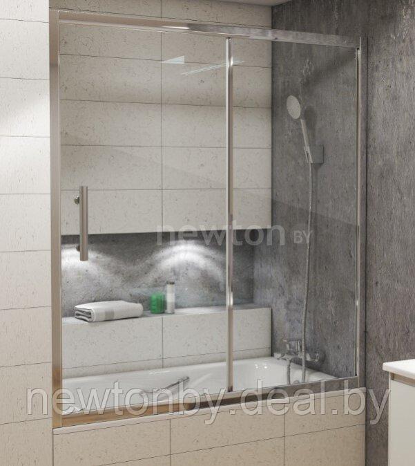 Стеклянная шторка для ванны Grossman GR-170/2 170x140 - фото 1 - id-p224155511