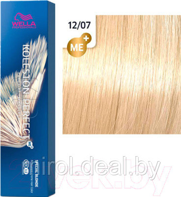 Крем-краска для волос Wella Professionals Koleston Perfect ME+ 12/07 - фото 1 - id-p224155961