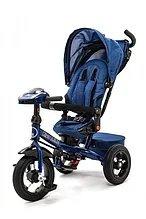 Детский велосипед трехколесный Kids Trike Lux Comfort, колеса 12\10 Голубой