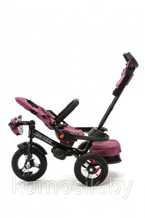 Детский велосипед трехколесный Kids Trike Lux Comfort, колеса 12\10 Бордовый - фото 3 - id-p224160320