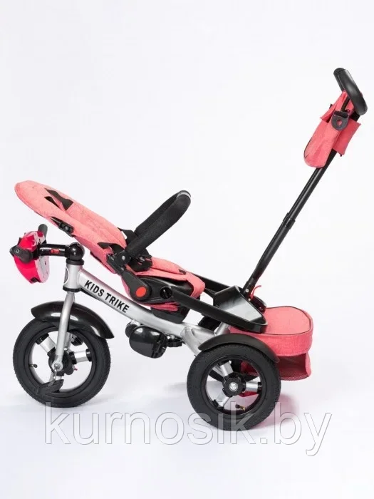 Детский велосипед трехколесный Kids Trike Lux Comfort, колеса 12\10 Розовый - фото 3 - id-p224160322