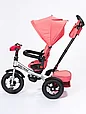 Детский велосипед трехколесный Kids Trike Lux Comfort, колеса 12\10 Розовый, фото 6