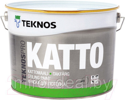Краска Teknos Teknospro Katto Tak Valkoinen - фото 1 - id-p224159510