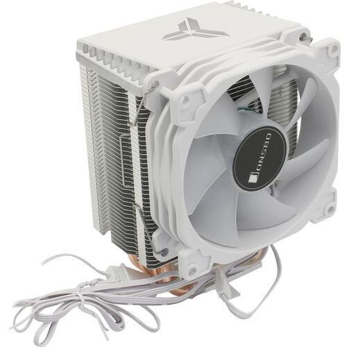 Охладитель JONSBO CR-1400-ARGB White Cooler (4пин 115X/1200/1700/AM4 20-30.5дБ 900-2300об/мин Al+тепл.труб) - фото 1 - id-p224164452