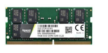 Оперативная память Apacer DDR4 4GB 2666MHz SO-DIMM (PC4-21300) CL19 1.2V (Retail) 512x8 3 years - фото 1 - id-p224163521