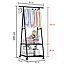 Вешалка передвижная напольная с полками Triangle clothes Rack 160х55х42 см. / Стойка для вещей, обуви на, фото 5