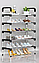 Полка для обуви металлическая Easy Shoe Rack / Этажерка / Обувница напольная 4 яруса 95х55х30см., фото 9