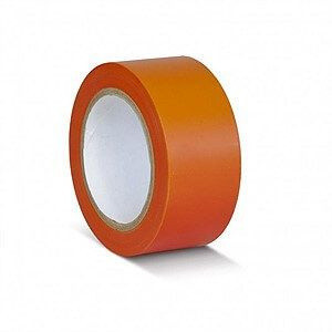 Виниловая лента для разметки пола, оранжевая, 50мм х 33м - фото 1 - id-p224166074