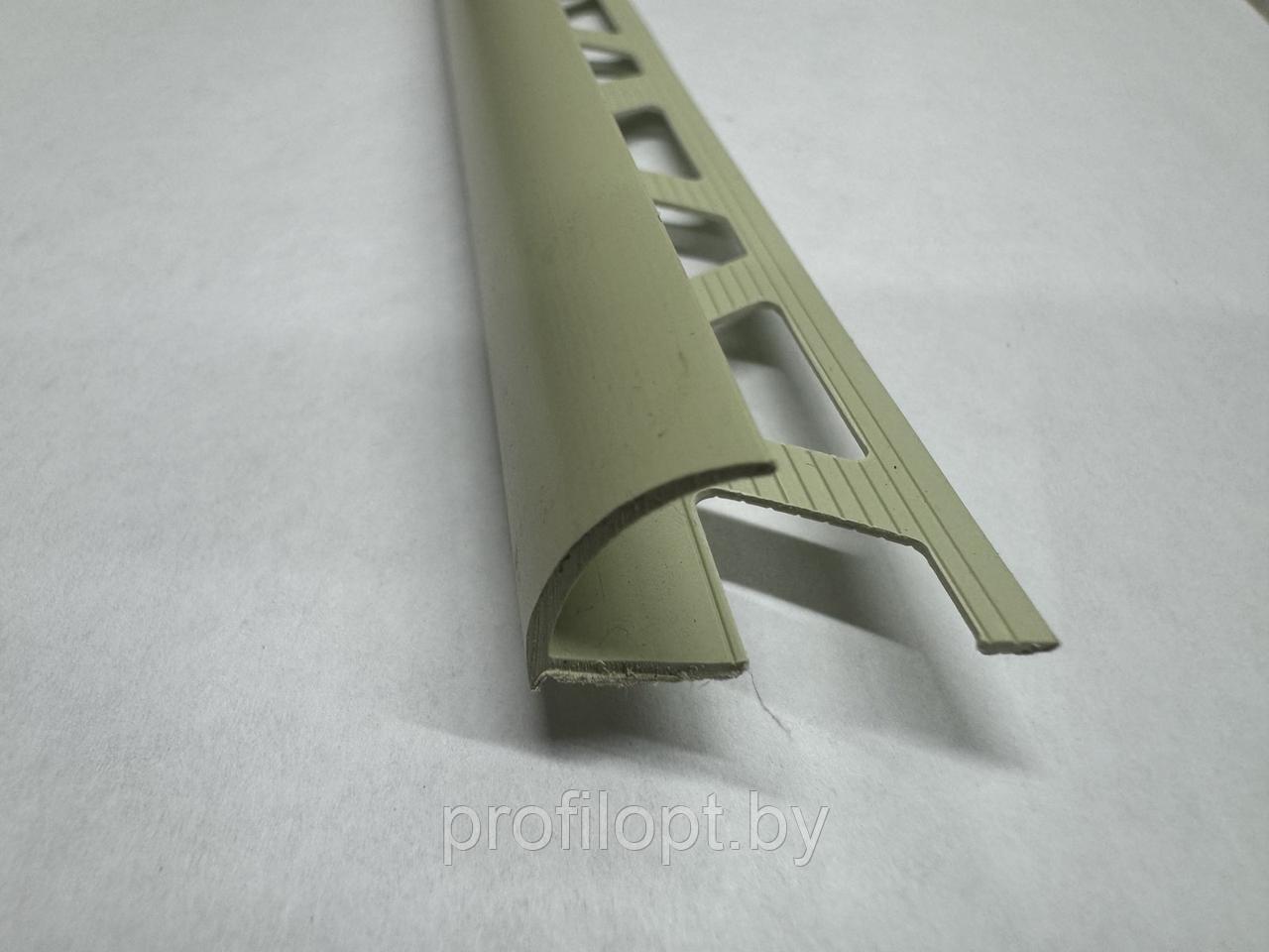 Уголок (раскладка) для плитки наружный ПВХ 8 мм., 2,5м. Фисташковый - фото 1 - id-p224166078