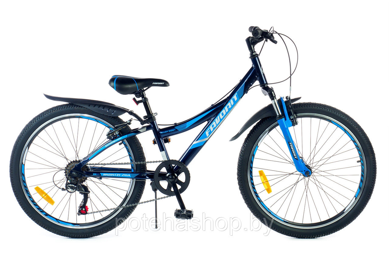 Двухколесный велосипед «FAVORIT» DISCOVERY-24VS, DIS24V11BL - фото 1 - id-p224166084