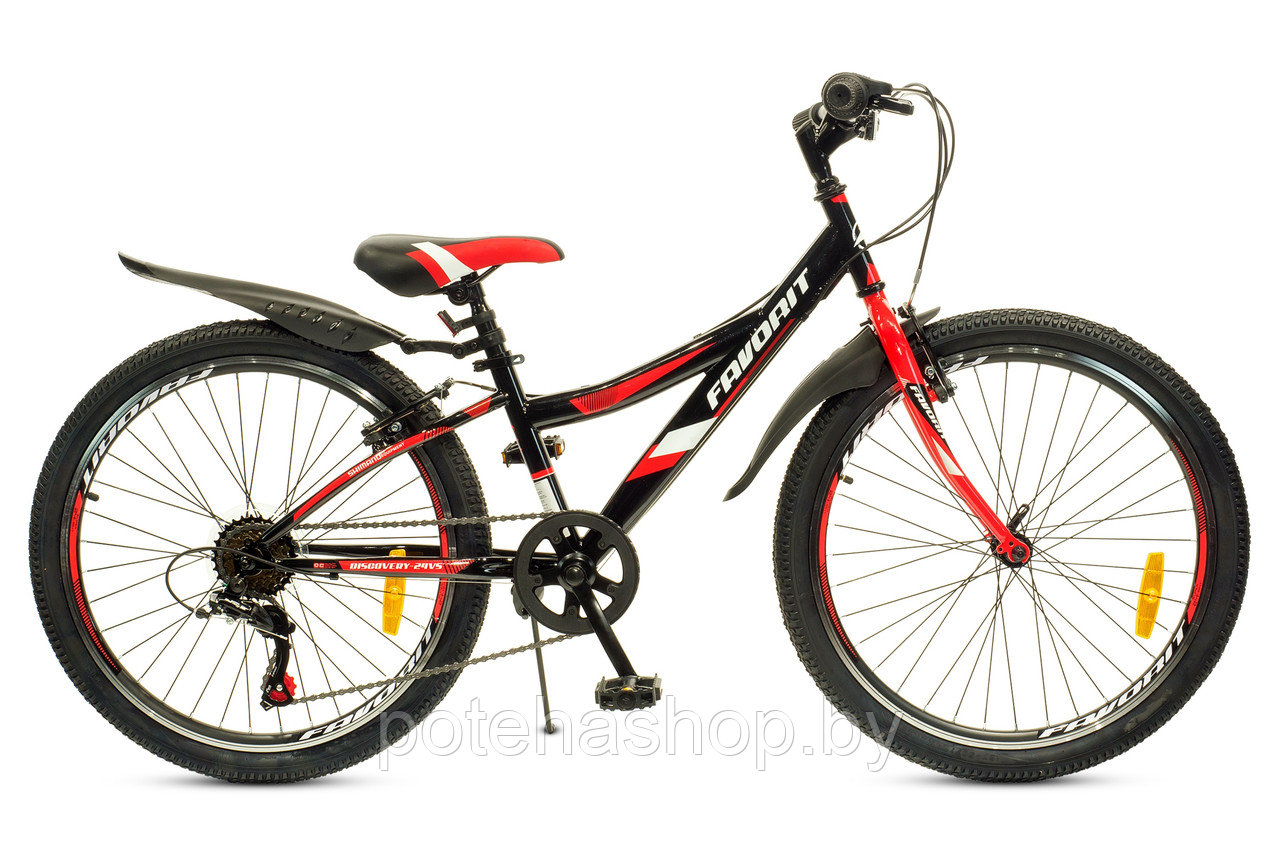 Двухколесный велосипед «FAVORIT» DISCOVERY-24VS, DIS24V11RD
