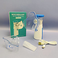Портативный ультразвуковой ингалятор-небулайзер Mesh Nebulizer HH-W302PLUS (3 насадки, для детей и взрос)