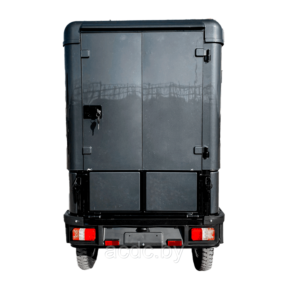 Электротрицикл грузовой GreenCamel Тендер E1200 (72V 2500W) кабина, BOX, понижающая - фото 4 - id-p220247588