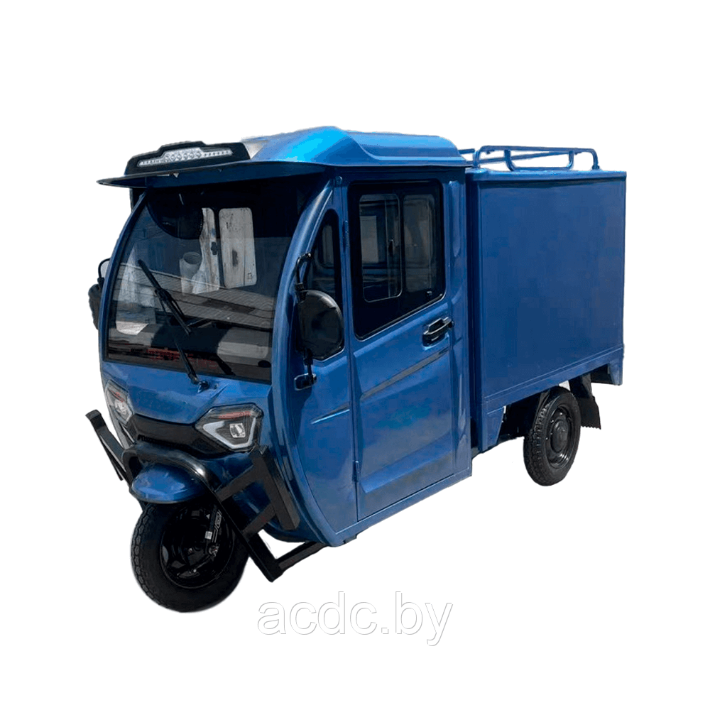 Электротрицикл грузовой GreenCamel Тендер E1500 (60V 1200W) кабина, BOX, понижающая - фото 1 - id-p220247582