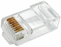 Коннектор RJ45 UTP 8P8C, универсальный, cat.5e, 10 шт.уп