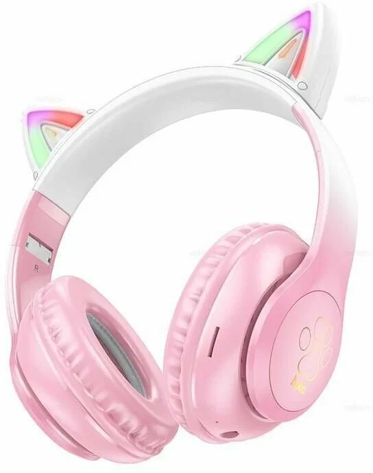 Беспроводные наушники HOCO W42 CAT EARS BT HEADPHONES 95847 CHERRY BLOSSOM