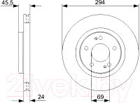 Тормозной диск Bosch 0986479372