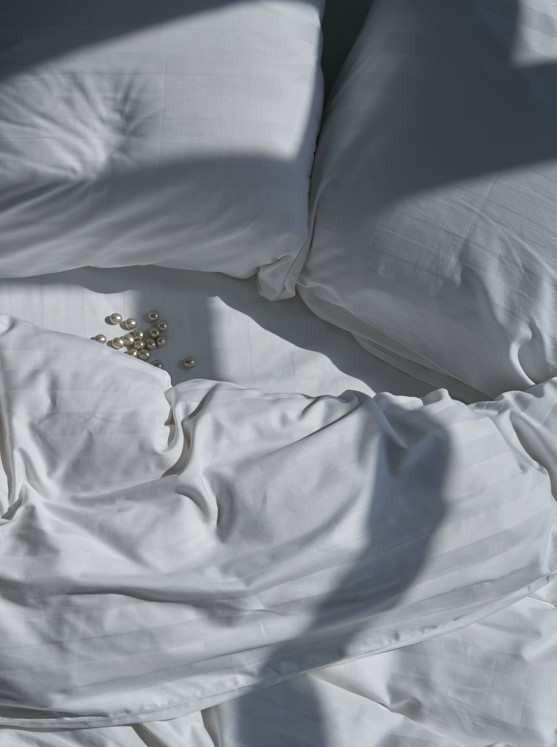 Комплект постельного белья "Купалiнка" из сатина. Цвет белый - фото 8 - id-p139620823