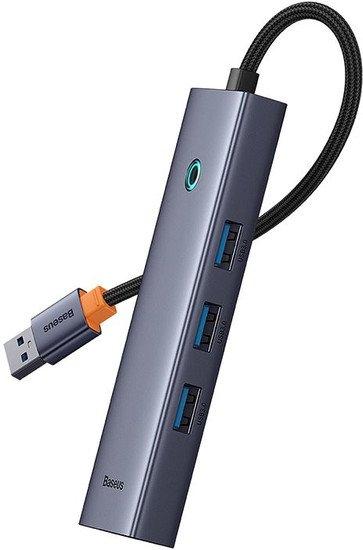 USB-хаб Baseus Flite Series 4-Port USB-A Hub B0005280A813-01 - фото 4 - id-p224179335
