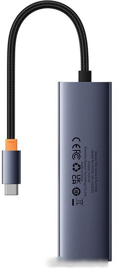 USB-хаб Baseus Flite Series 4-Port USB-C Hub B0005280A813-03 - фото 2 - id-p224179338