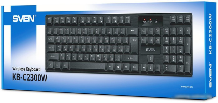 Клавиатура SVEN KB-C2300W - фото 4 - id-p224179491