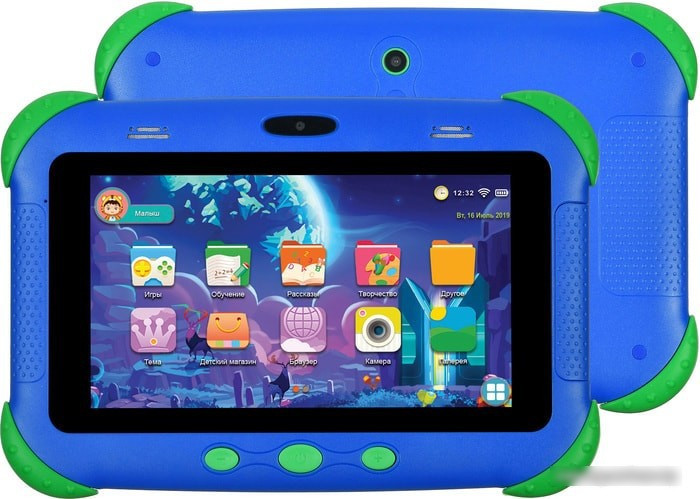 Планшет Digma CITI Kids CS7216MG 32GB 3G (синий) - фото 1 - id-p216636455