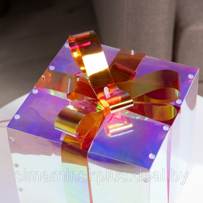 Фигура светодиодная SHINE "Подарок" 20 см, 220V, БЕЛЫЙ - фото 3 - id-p224180680