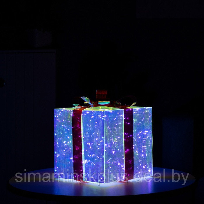 Фигура светодиодная SHINE "Подарок" 20 см, 220V, БЕЛЫЙ - фото 5 - id-p224180680