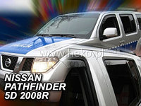 Ветровики вставные для Nissan Pathfinder R51 (2005-2012) / Ниссан Патфайндер [24253] (HEKO)