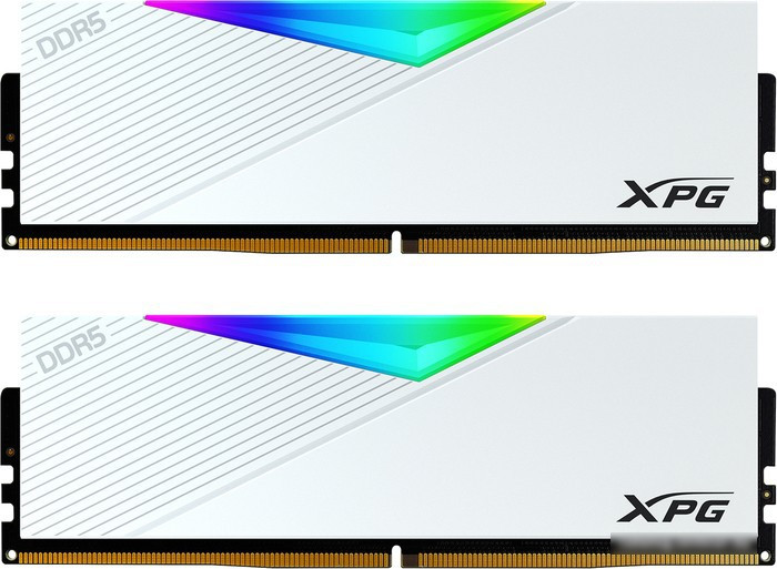 Оперативная память ADATA XPG Lancer RGB 2x32ГБ DDR5 5600МГц AX5U5600C3632G-DCLARWH - фото 1 - id-p224180426