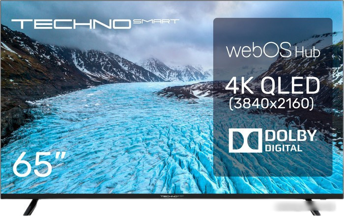 Телевизор TECHNO Smart 65QLED680UHDW - фото 1 - id-p224180667
