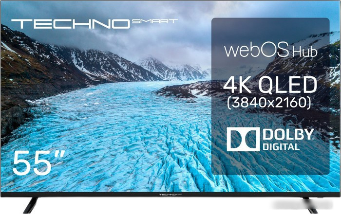 Телевизор TECHNO Smart 55QLED680UHDW - фото 1 - id-p224180671