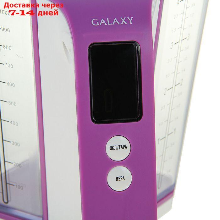 Весы кухонные Galaxy GL 2805, электронные, до 2 кг, LCD-дисплей, фиолетовые - фото 2 - id-p224145872