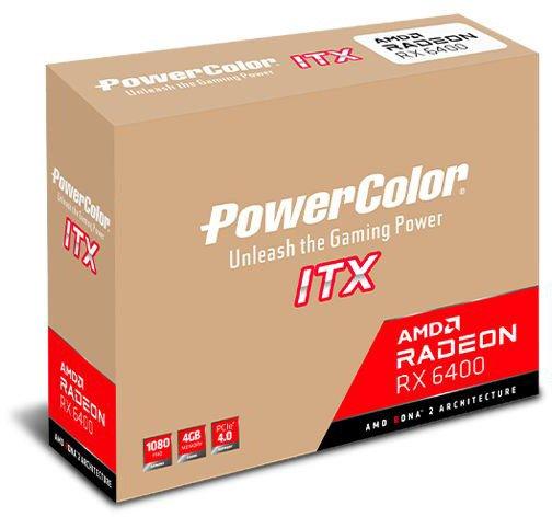 Видеокарта PowerColor Radeon RX 6400 4GB GDDR6 AXRX 6400 4GBD6-DH - фото 3 - id-p224180313