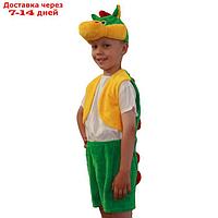Карнавальный костюм "Дракон", жилетка, шорты, маска-шапочка, р. 30-32, рост 122 см