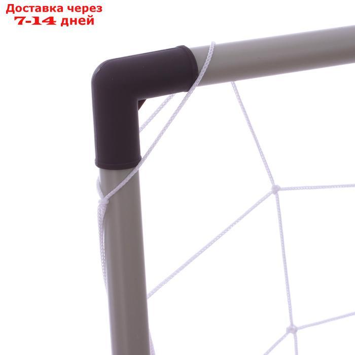 Ворота футбольные "Весёлый футбол", сетка, мяч d=14 см, размер ворот 98х34х64 см, МИКС - фото 2 - id-p224145980