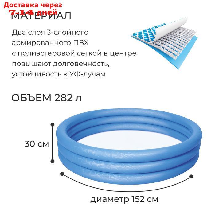 Бассейн надувной "Сияние", 152 х 30 см, от 2 лет, цвета МИКС, 51026 Bestway - фото 2 - id-p224145986