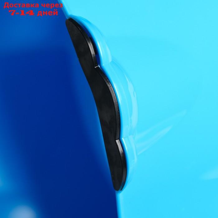 Горшок детский антискользящий "Комфорт" с крышкой, съёмная чаша, цвет голубой - фото 9 - id-p224146018