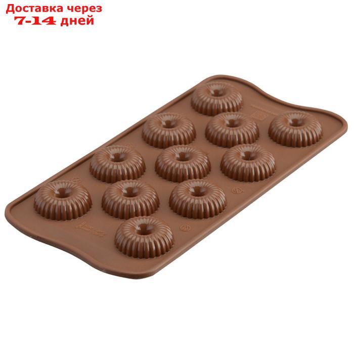 Форма для приготовления конфет Choco crown 11×24 см, силиконовая - фото 6 - id-p224148299