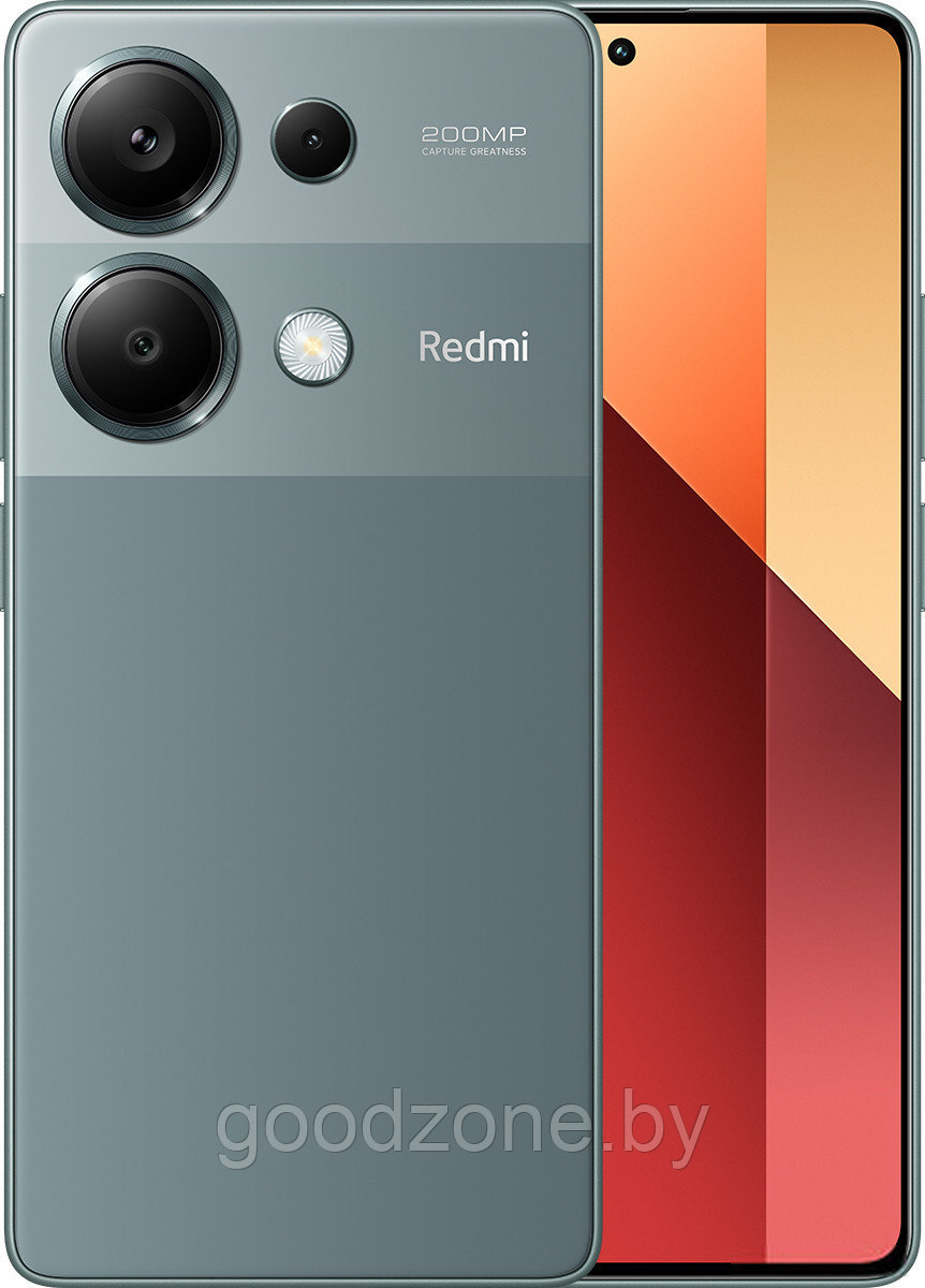 Смартфон Xiaomi Redmi Note 13 Pro 4G 8GB/256GB с NFC международная версия (зеленый лес)