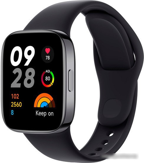 Умные часы Xiaomi Redmi Watch 3 (черный, международная версия) - фото 1 - id-p224180531